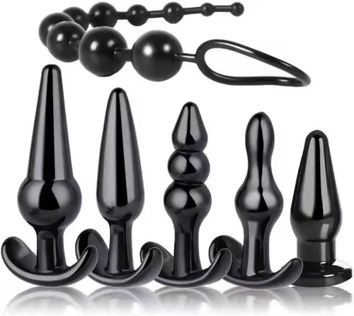 Kit pezzi plug anal training - 6,