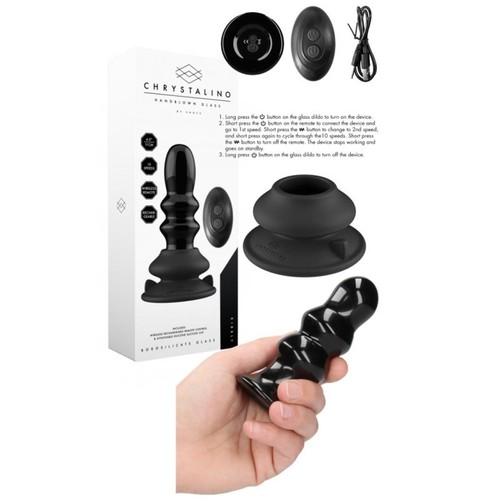 Plug anale vibrante - , vetro