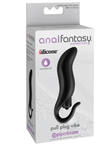 Plug anale vibrante silicone - vibrante,