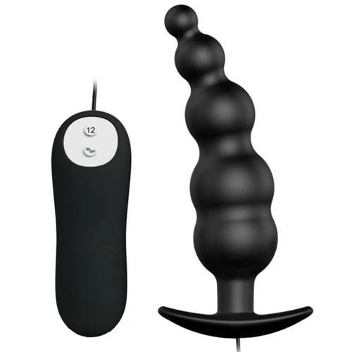 Vibratore anale silicone - silicone, 12