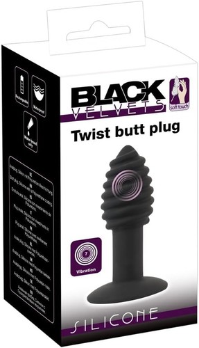 Plug anale twist black - ,